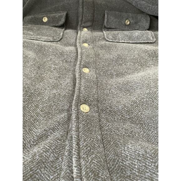 Rugged Elements Men’s Size Large Blue Lumberjack Shirt Jacket Fleece Lined-EUC - Picture 6 of 12